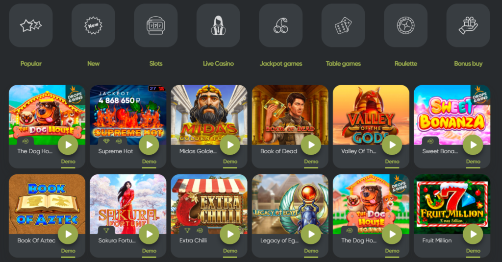 Fresh Casino Games